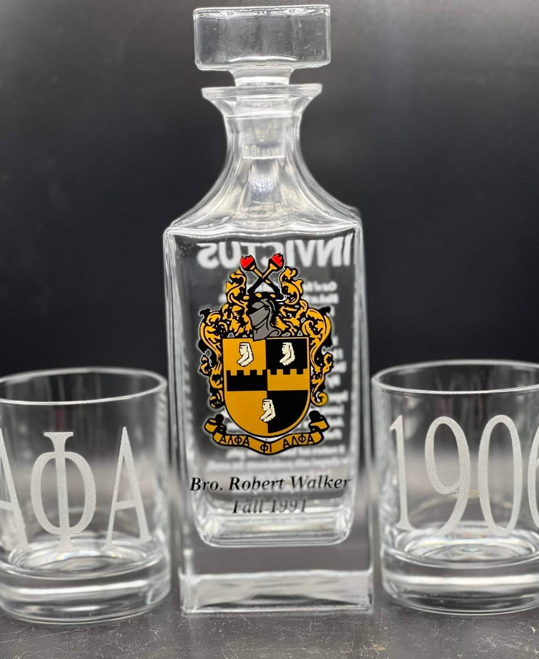 ΑΦΑ Glass Decanter